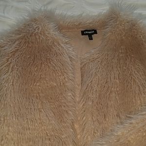 Express shag coat